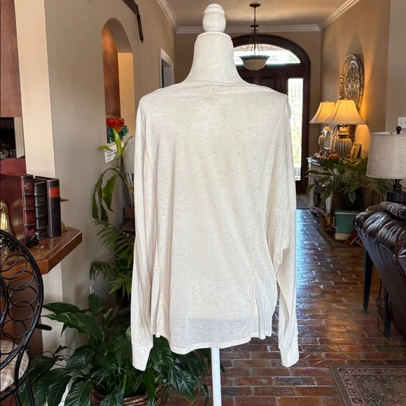 Anthro TINY Floral Ruched Dolman Sleeve Blouse size L - Picture 9 of 15